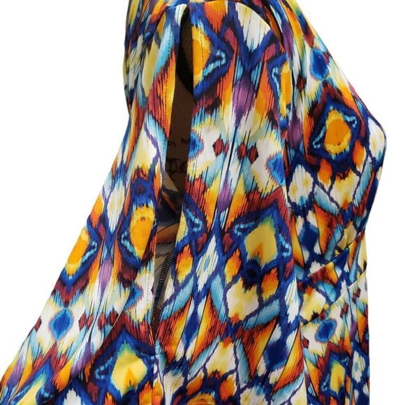 Venus Kaftan / Maxi Dress / Swim Cover-up, Vibrant Print - Picture 10 of 13